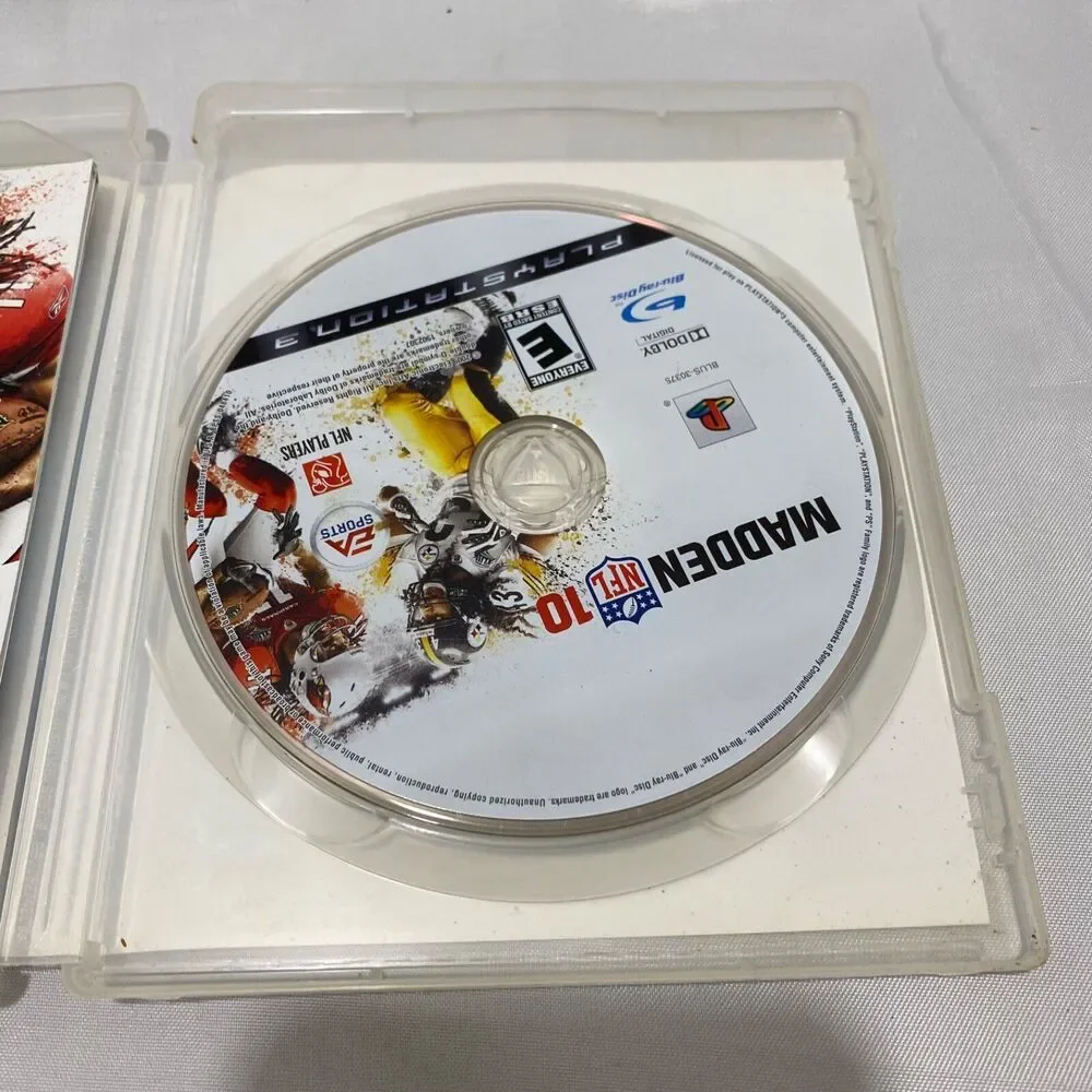Madden NFL 10 For Playstation 3 With Case And Manual